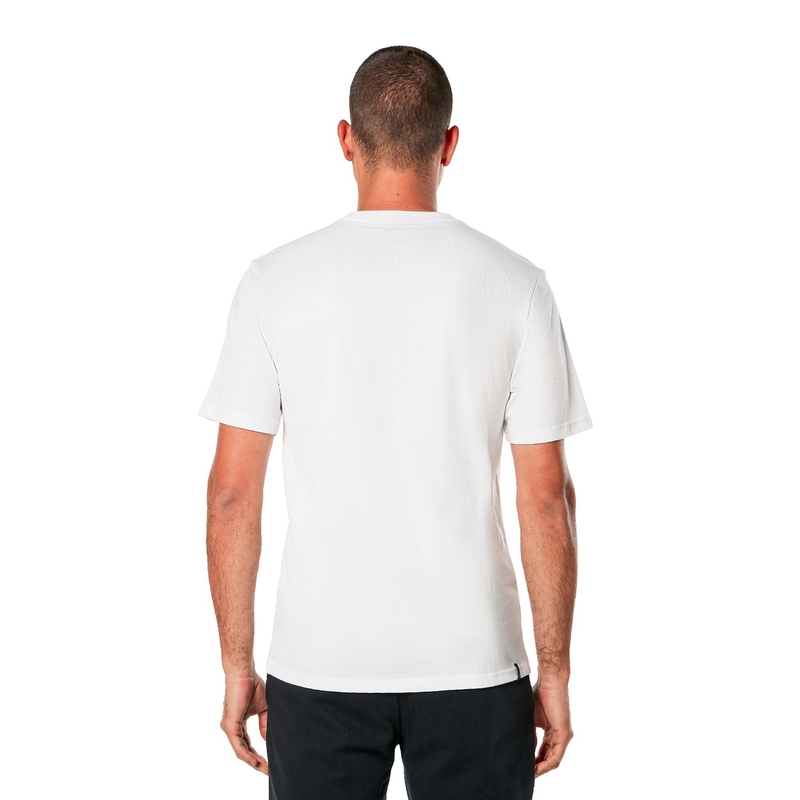 T-shirt Alpinestars MX Helmet CSF blanc
