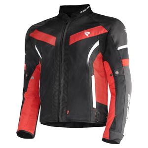 Street Racer Evans Air veste de moto noire et rouge