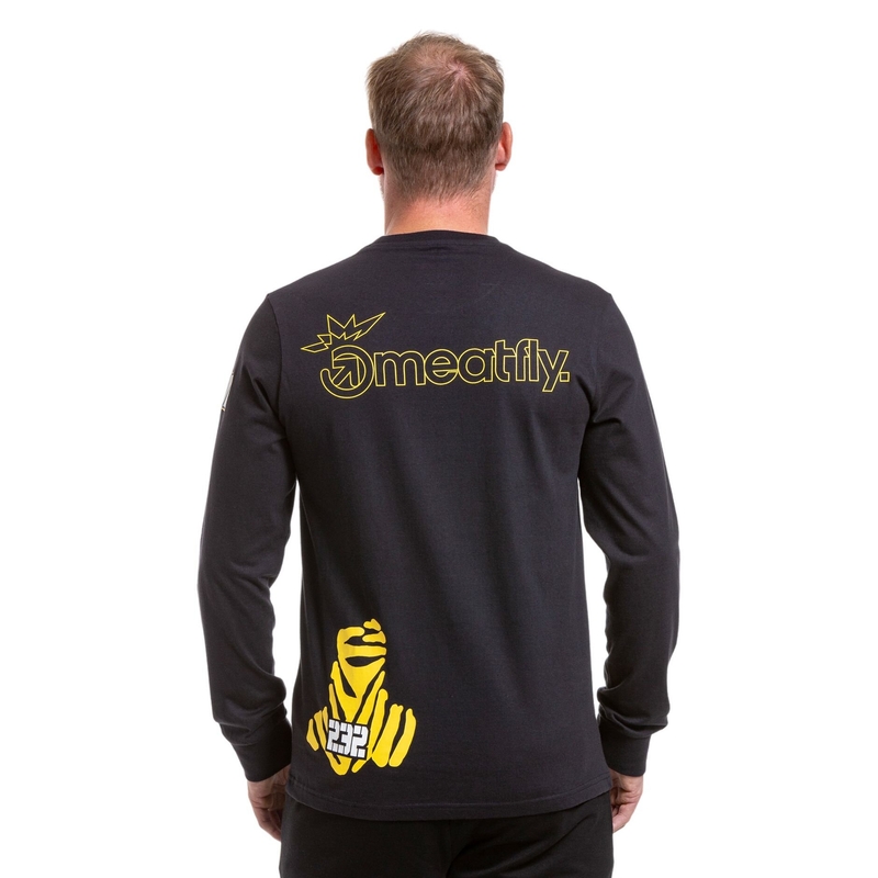 Meatfly Dakar Bedouin long sleeve t-shirt noir