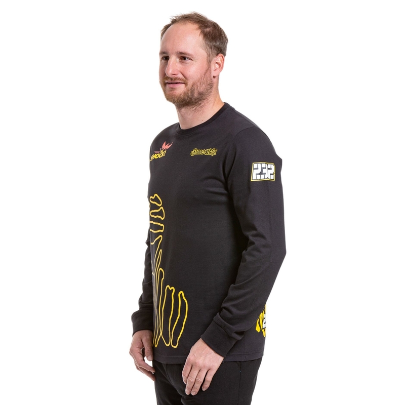 Meatfly Dakar Bedouin long sleeve t-shirt noir