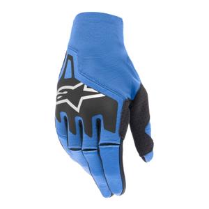 Gants de motocross Alpinestars Techstar bleu-noir-blanc