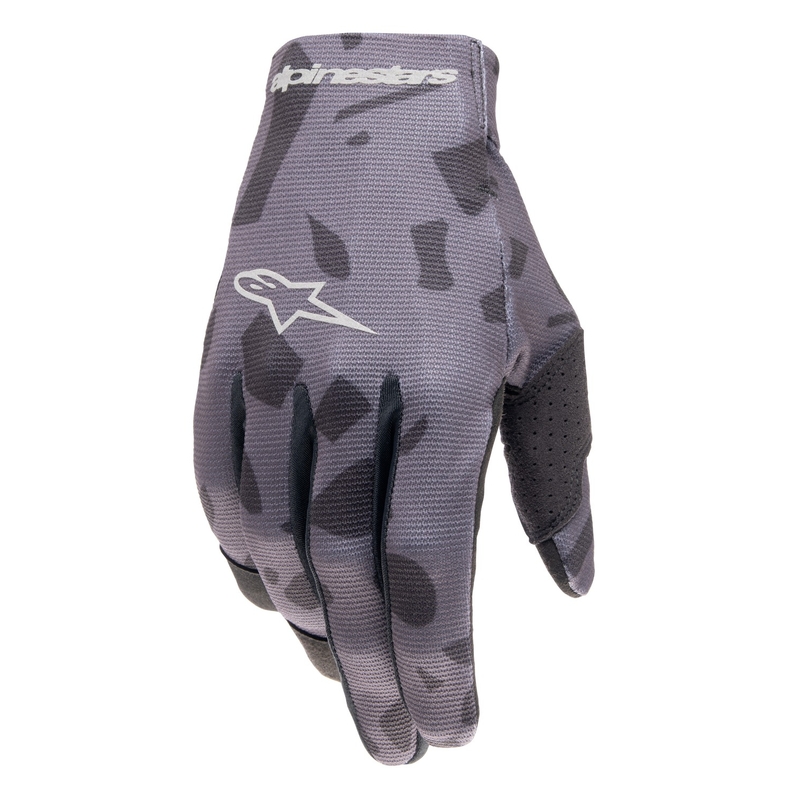 Gants de motocross Alpinestars Radar gris camouflage-noir
