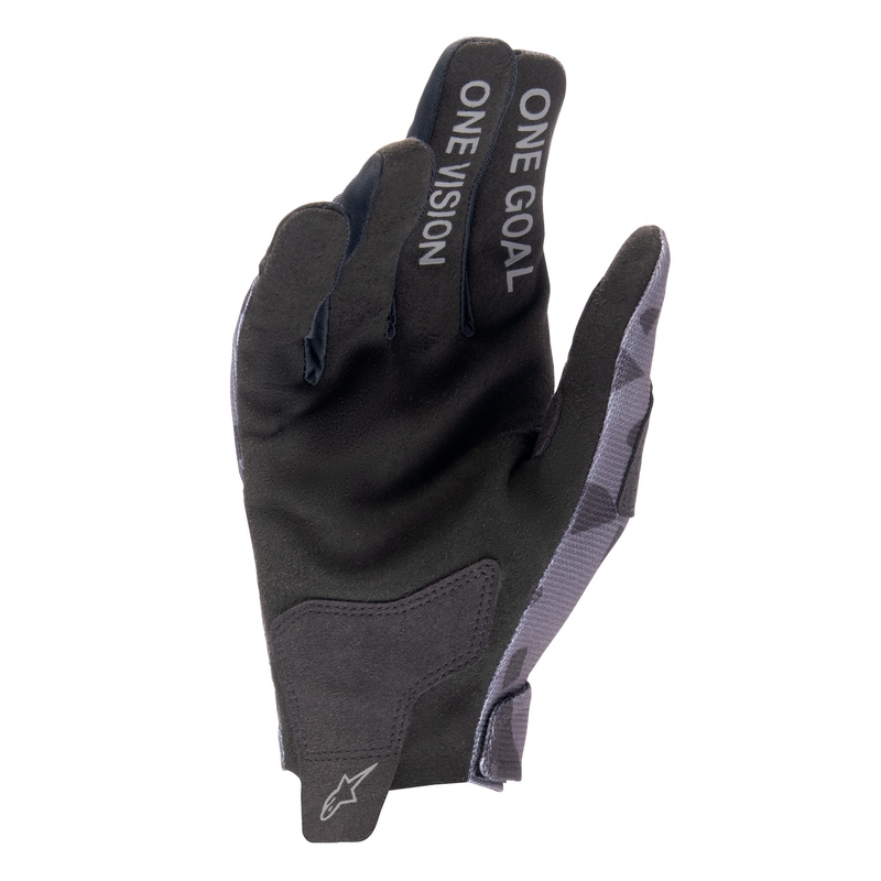 Gants de motocross Alpinestars Radar gris camouflage-noir
