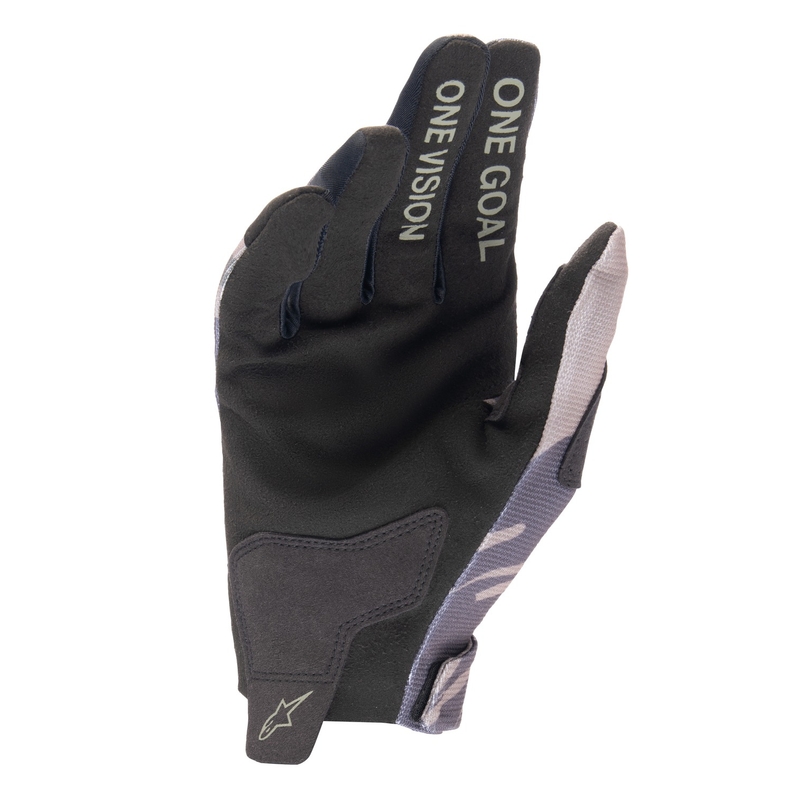 Gants de motocross Alpinestars Radar vert camouflage-marron