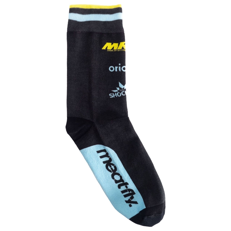 Chaussettes Meatfly Dakar bleu-jaune