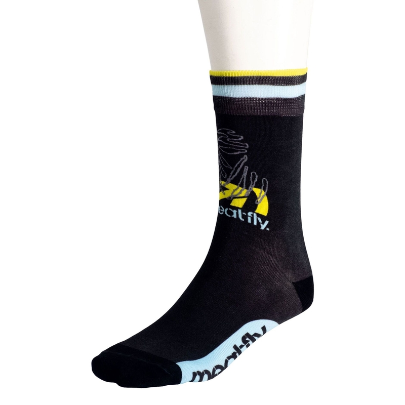 Chaussettes Meatfly Dakar bleu-jaune