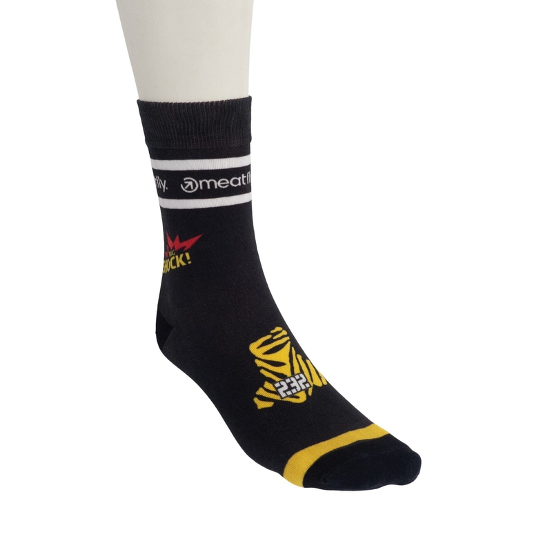 Chaussettes Big Shock Dakar de Meatfly, noires