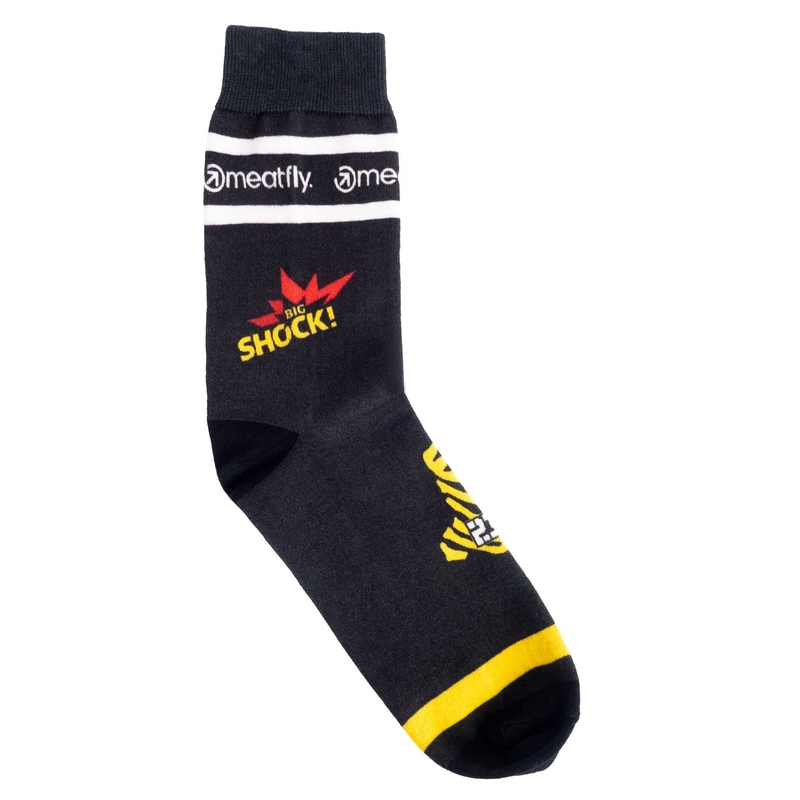 Chaussettes Big Shock Dakar de Meatfly, noires