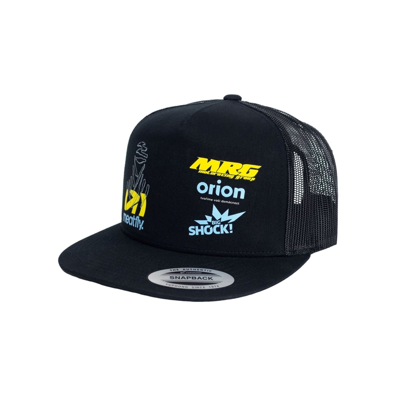 Casquette Meatfly Dakar Trucker bleu-jaune