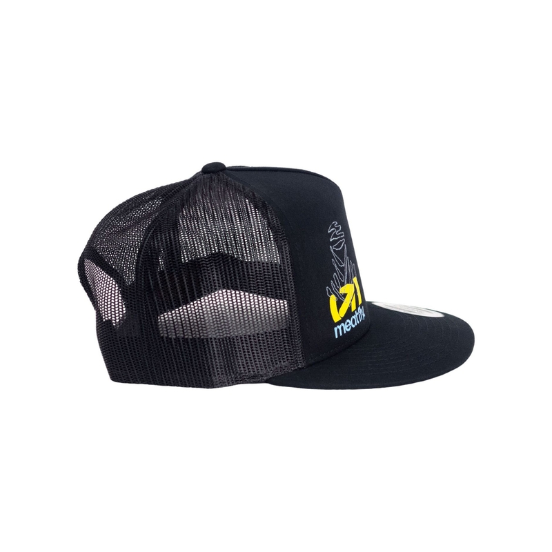 Casquette Meatfly Dakar Trucker bleu-jaune