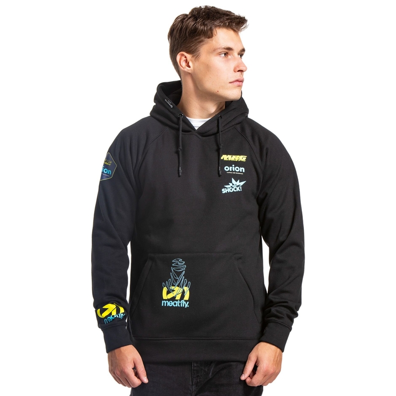 Sweat-shirt technique Meatfly Gravel Dakar noir