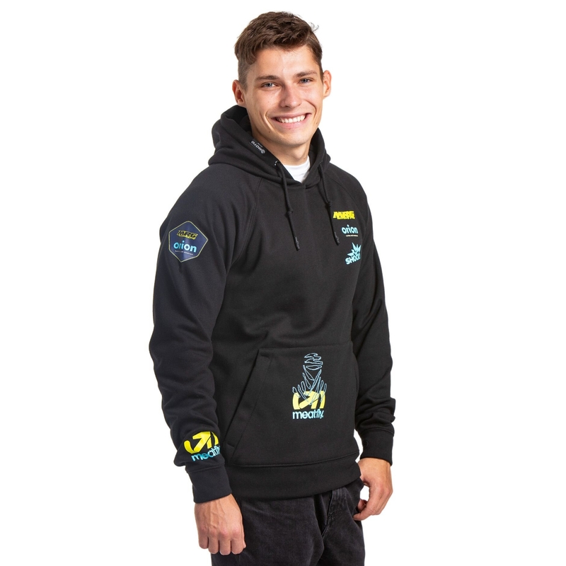 Sweat-shirt technique Meatfly Gravel Dakar noir