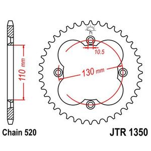 Řetězová rozeta JT 39 zubů, 520
