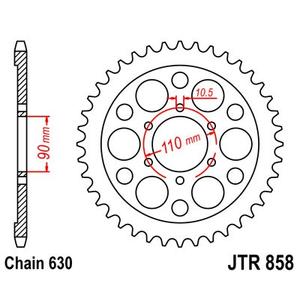 Řetězová rozeta JT 35 zubů, 630