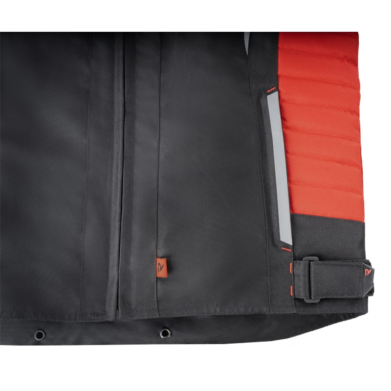 Veste moto Street Racer Evans noir-rouge