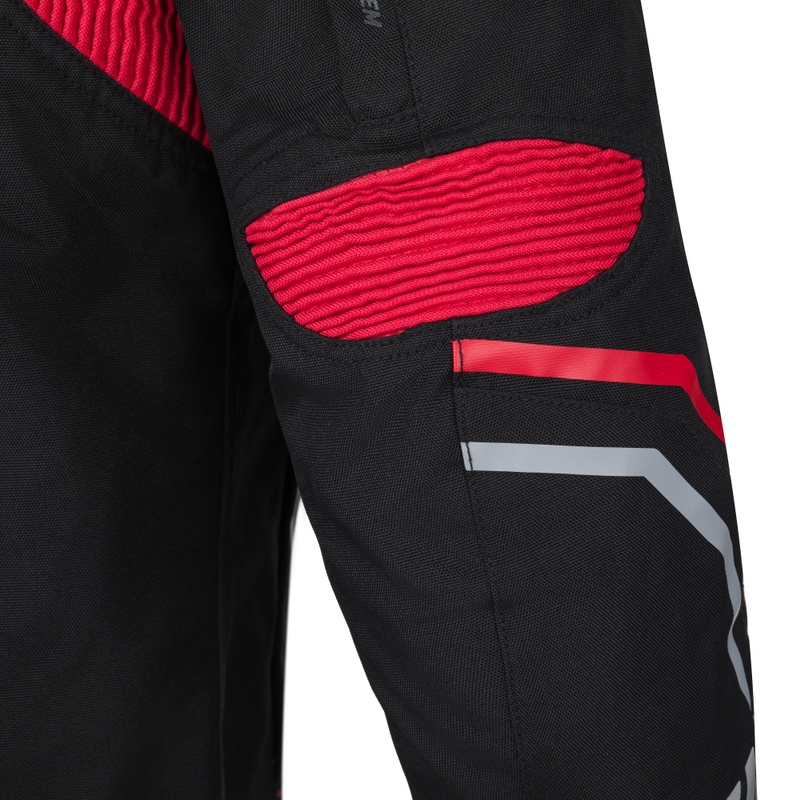Blouson de moto RSA Compact 2 EVO noir-gris-rouge