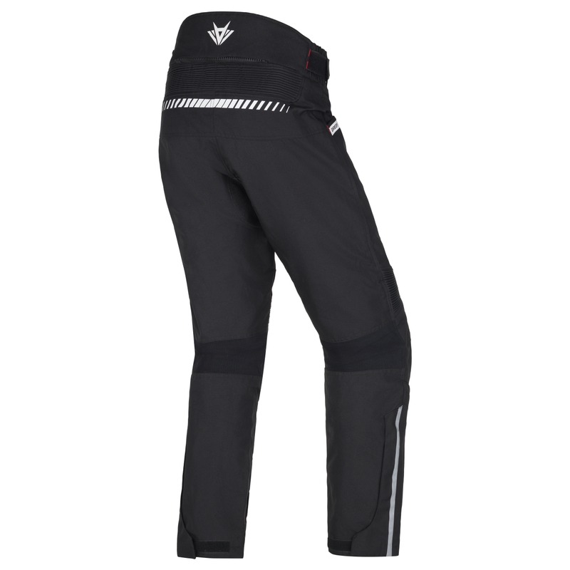 Pantalon de moto RSA Greby 2 noir et blanc