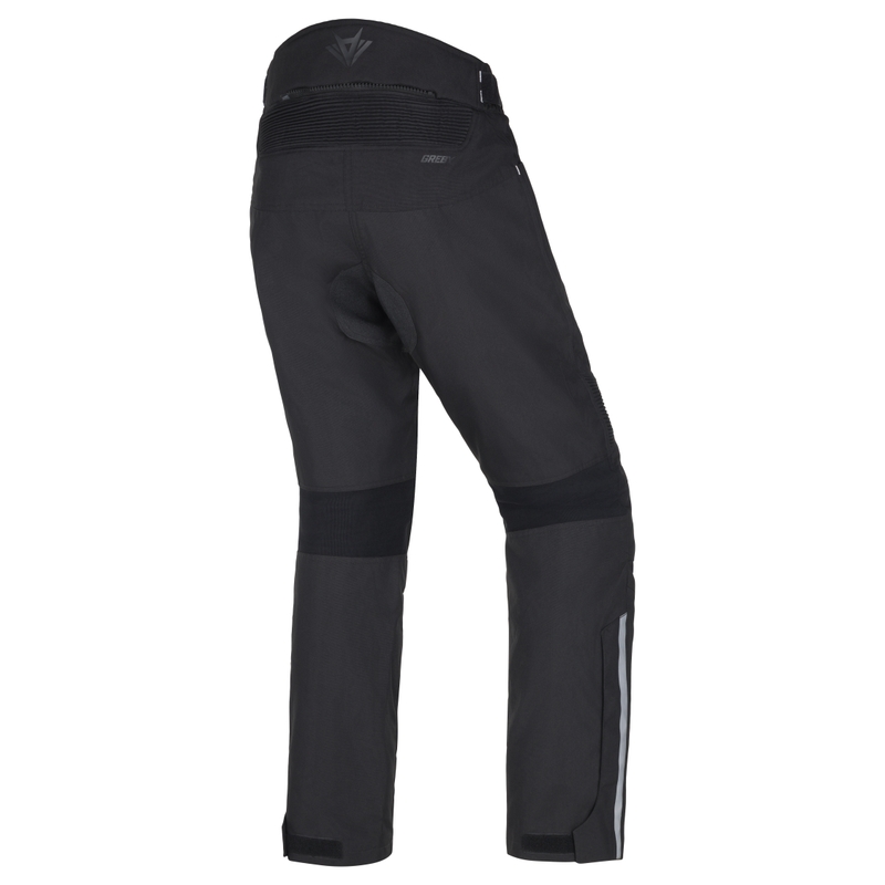Pantalon de moto RSA Greby 2 noir et blanc pour femmes