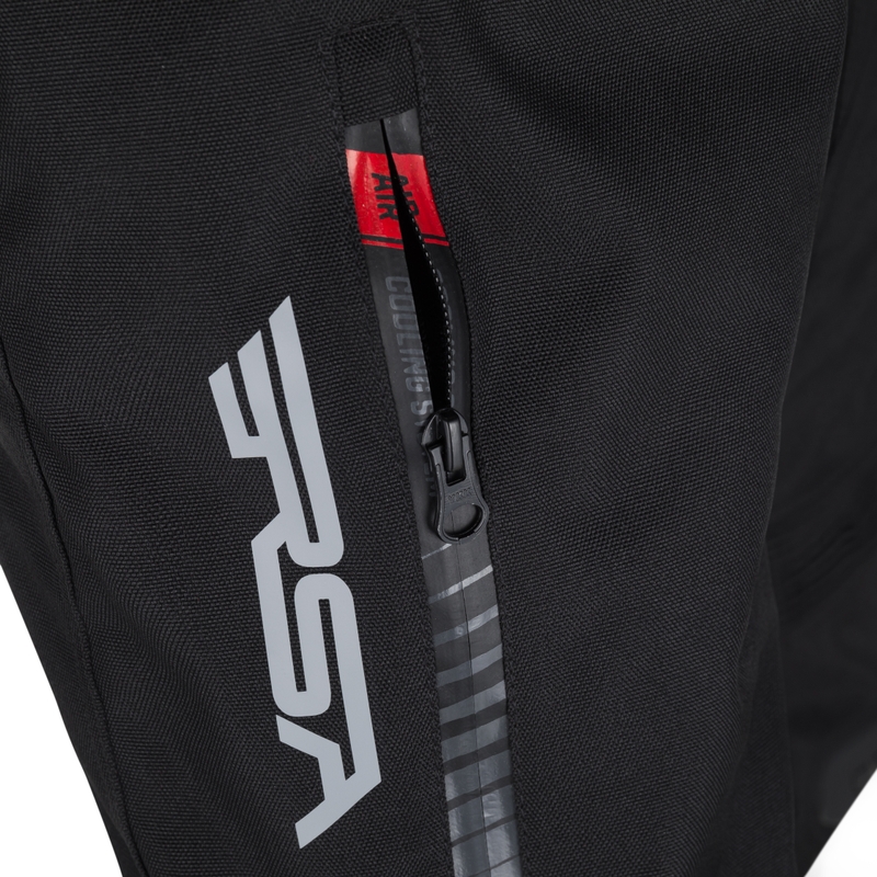 Pantalon de moto RSA Rider noir et blanc