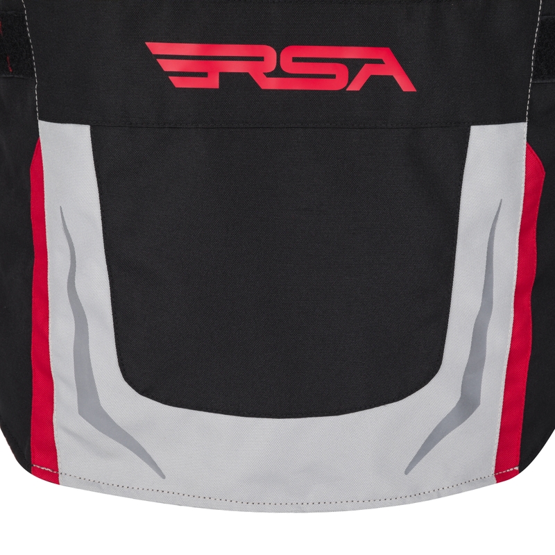 Veste de moto RSA EXO 2 noir-gris-jaune fluo