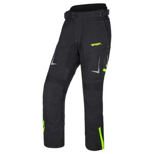 Pantalon moto RSA EXO 2 noir-jaune fluo