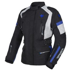 Veste de moto RSA EXO 2 noir-gris-bleu pour femme