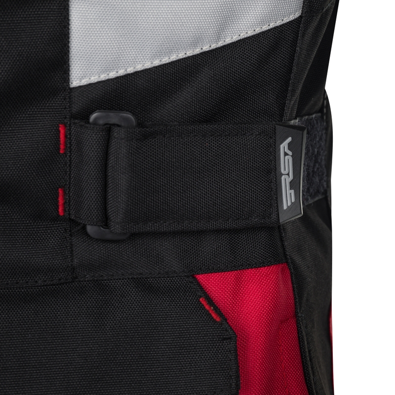 Blouson moto femme RSA EXO 2 noir-gris-rouge