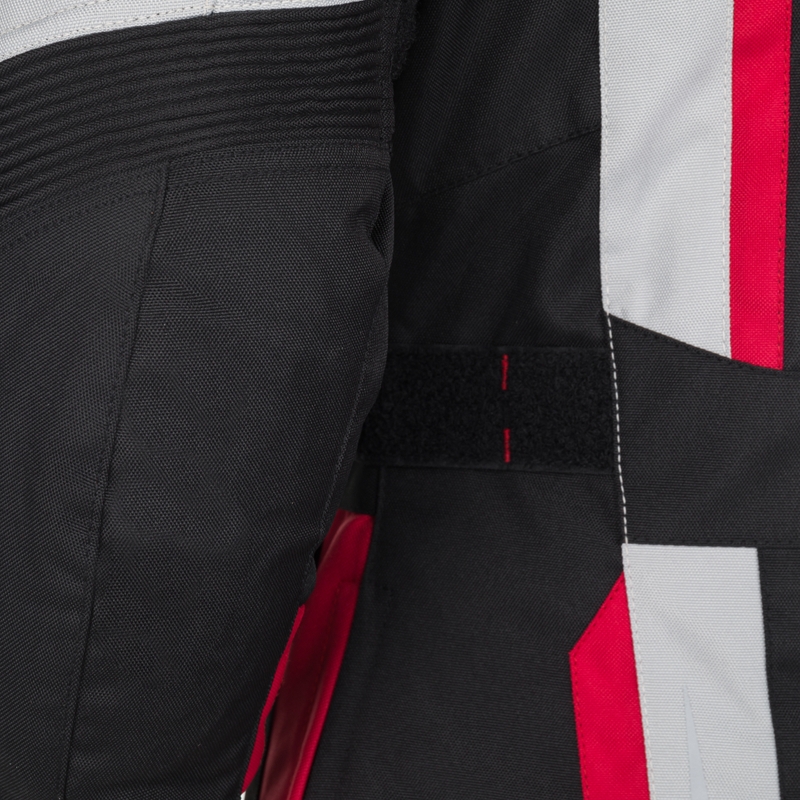 Blouson moto femme RSA EXO 2 noir-gris-rouge