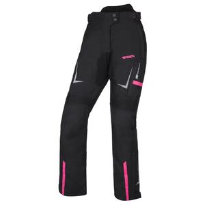 Pantalon moto femme RSA EXO 2 noir-rose