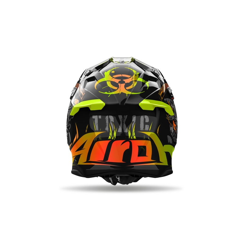 Casque motocross Airoh Twist 3 Toxic noir-orange