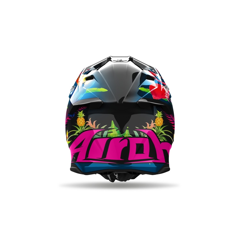 Casque motocross Airoh Twist 3 Amazonia brillant