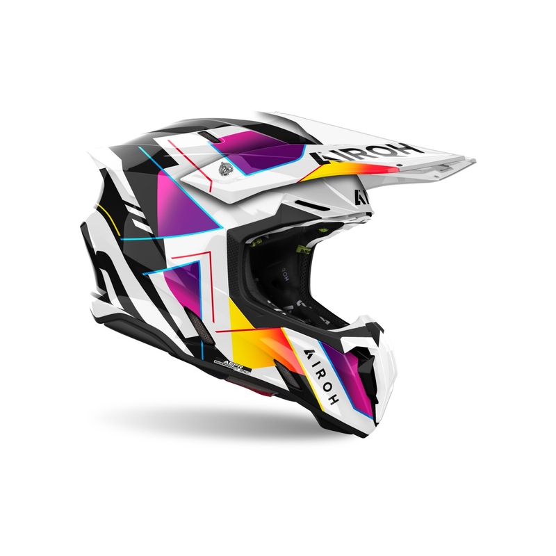 Casque motocross Airoh Twist 3 Rainbow brillant
