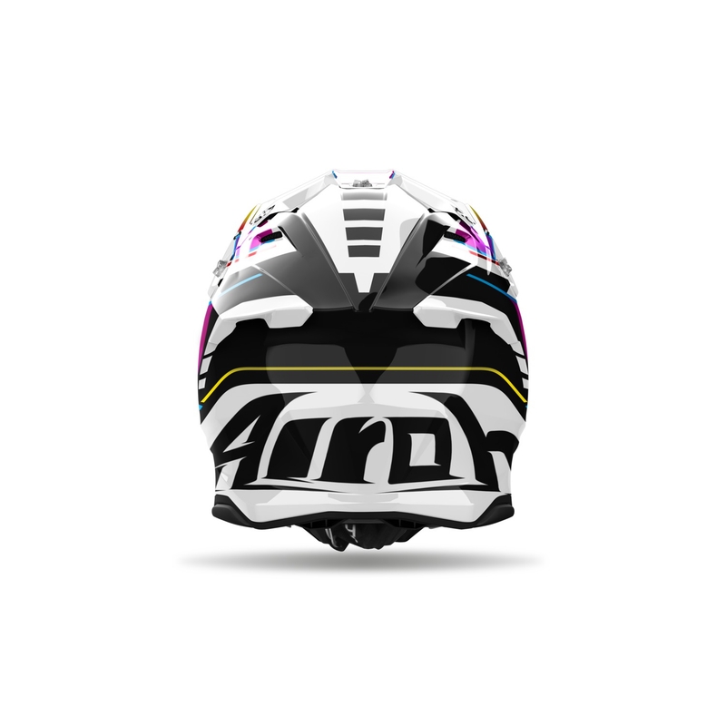 Casque motocross Airoh Twist 3 Rainbow brillant