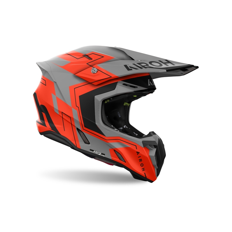 Casque cross Airoh Twist 3 Dizzy orange fluo mat