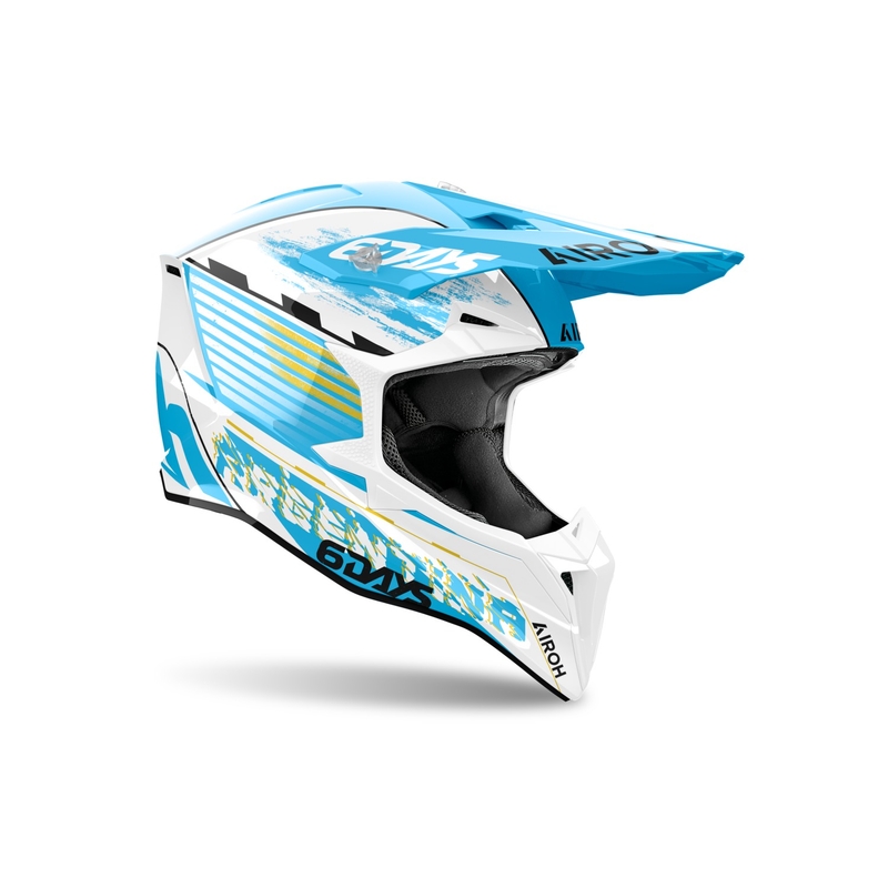 Casque motocross Airoh Wraaap Six Days Argentina 2024 - édition limitée brillante