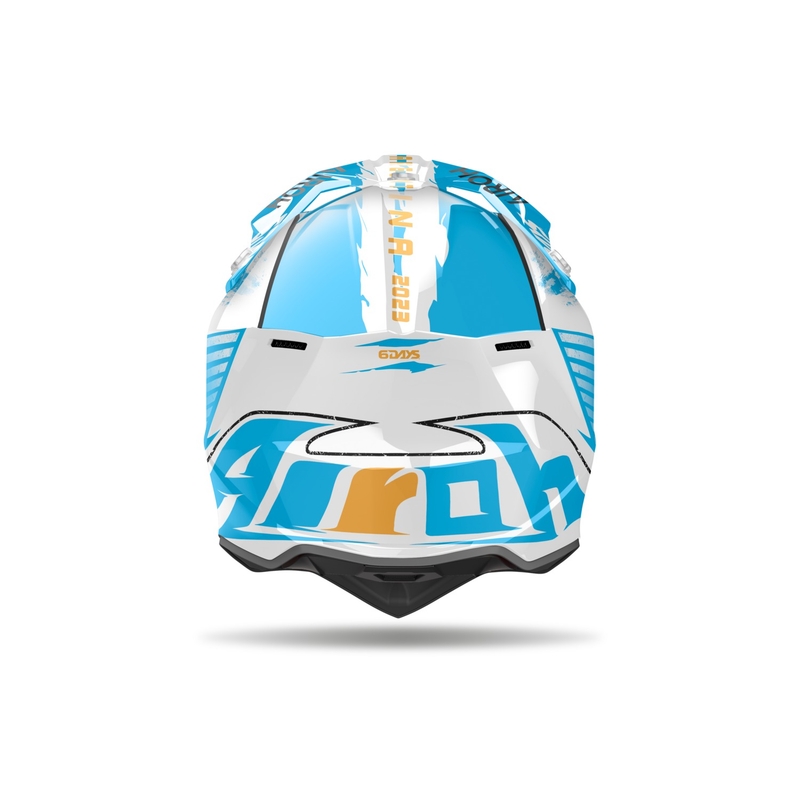 Casque motocross Airoh Wraaap Six Days Argentina 2024 - édition limitée brillante
