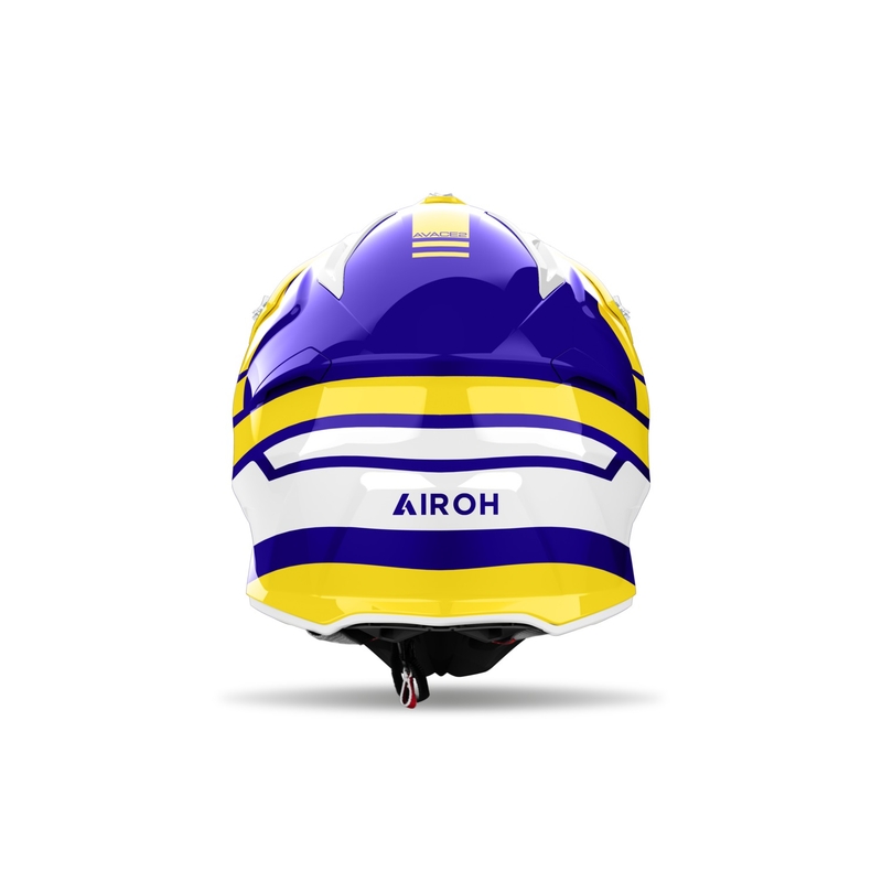 Casque de motocross Airoh Aviator Ace 2 Sake, jaune brillant