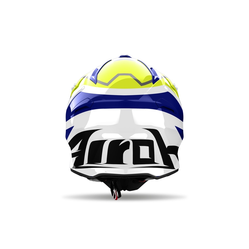 Casque de motocross Airoh Aviator Ace 2 Ground, jaune brillant