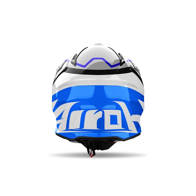 Casque de motocross Airoh Aviator Ace 2 Ground bleu brillant