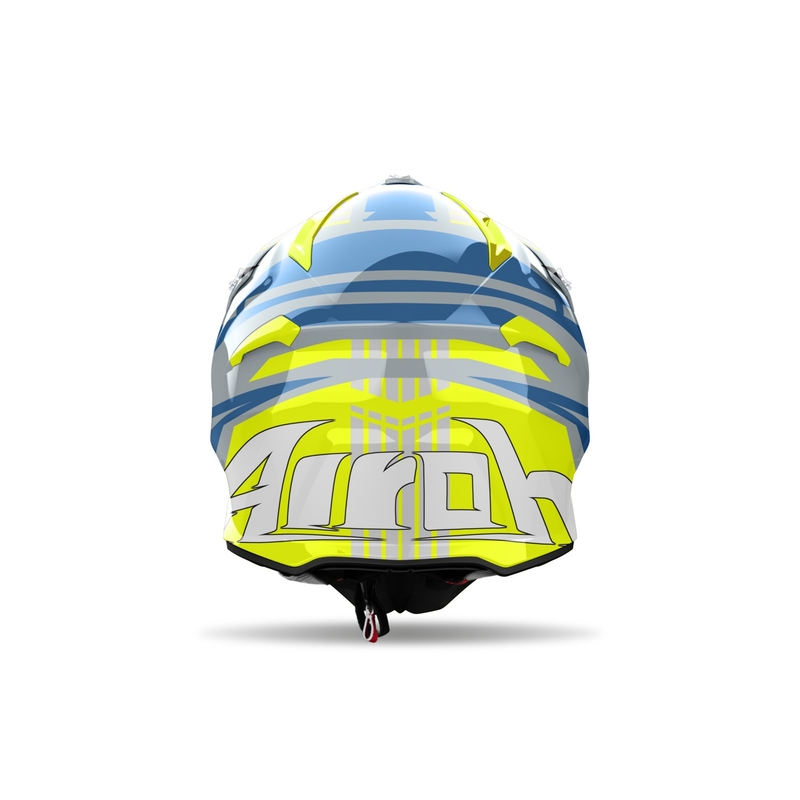 Casque de motocross Airoh Aviator Ace 2 Proud jaune brillant