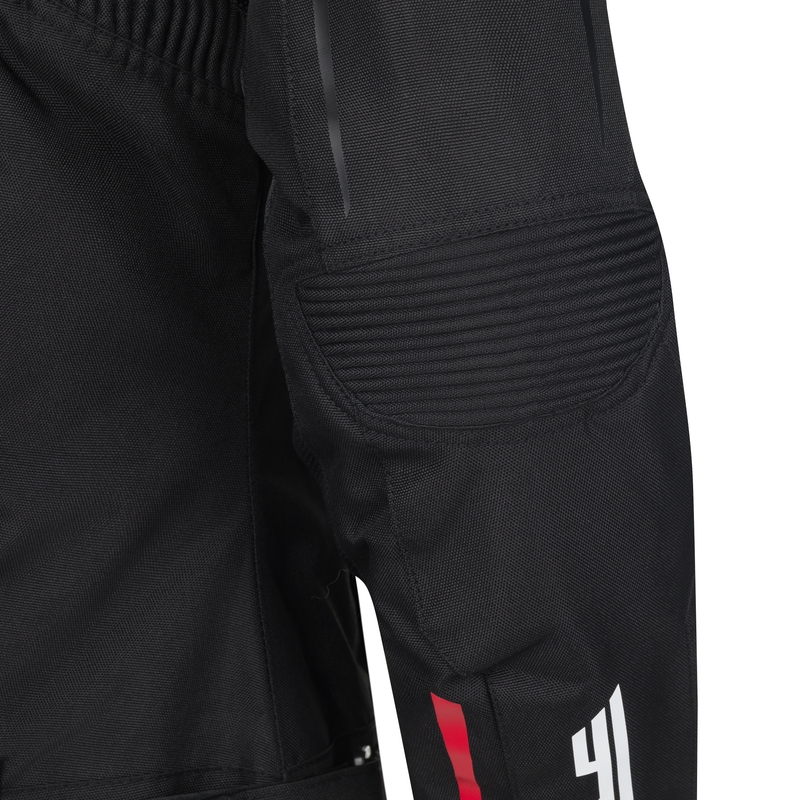 Veste de moto RSA Bolt noir-blanc-jaune fluo pour femme