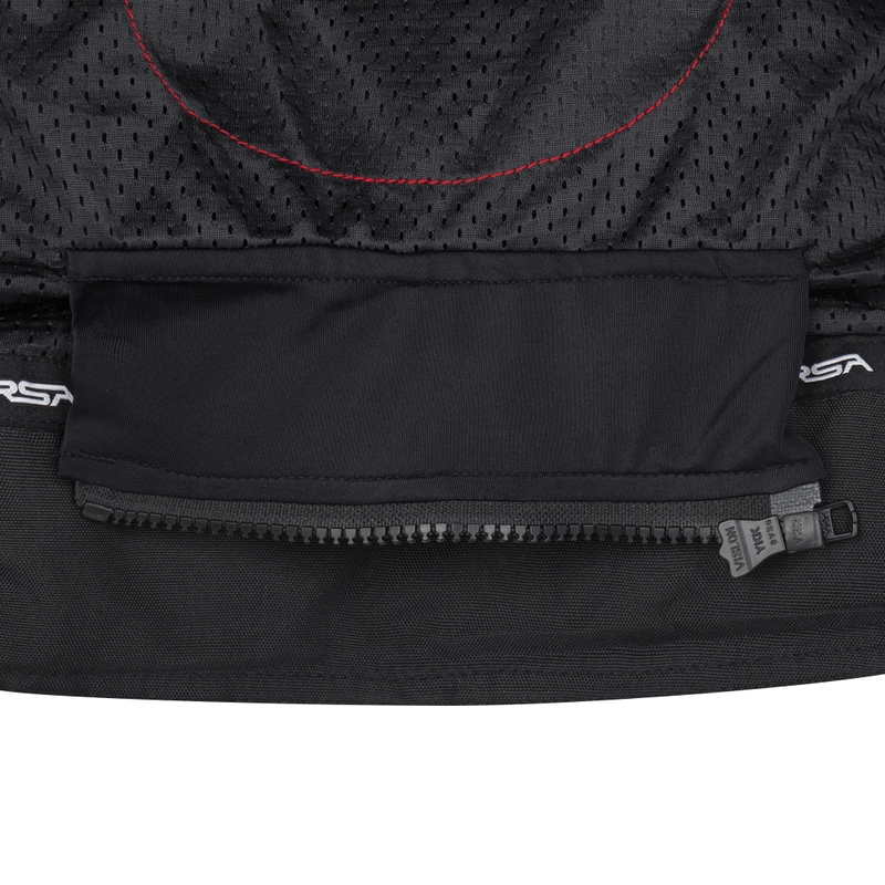 Veste de moto RSA Bolt noir-blanc-jaune fluo pour femme