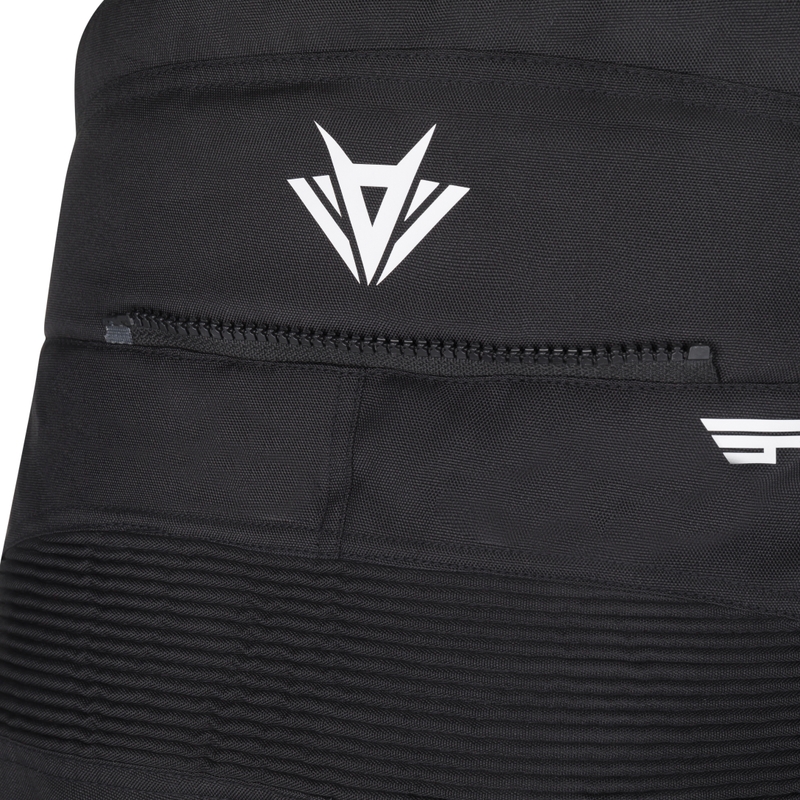 Pantalon de moto RSA Bolt noir étendu