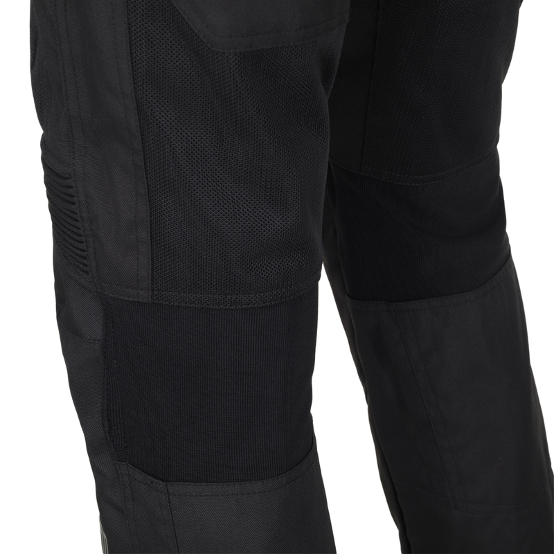 Pantalon de moto RSA Bolt noir et blanc pour femmes