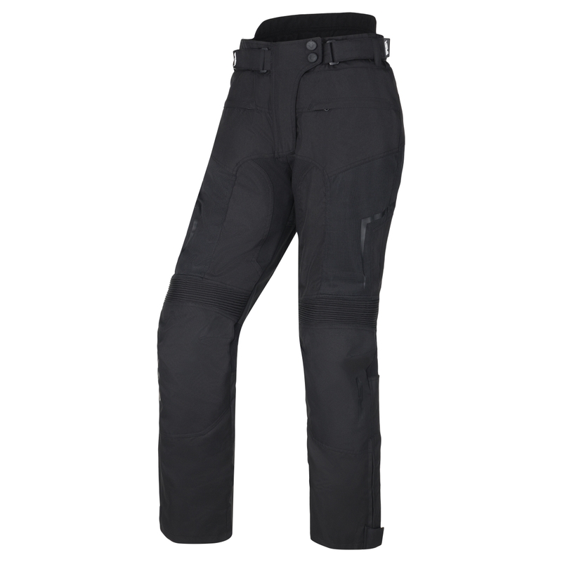 Pantalon de moto RSA Bolt pour femme, noir