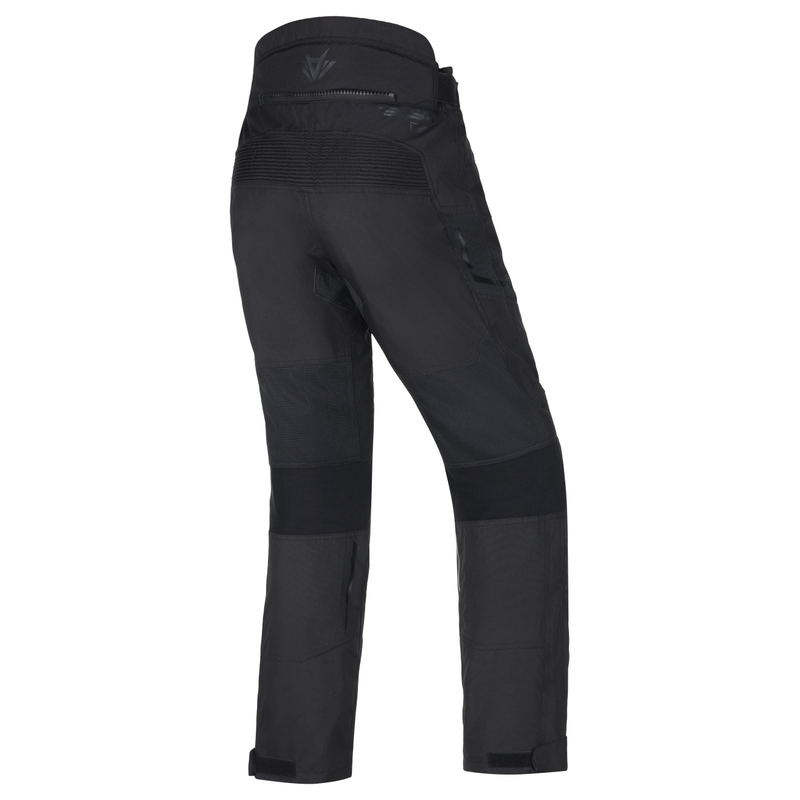 Pantalon de moto RSA Bolt pour femme, noir