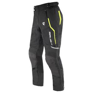Pantalon de moto Street Racer Flex Air noir-jaune fluo