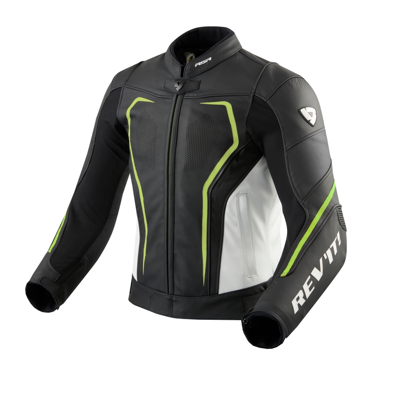 Veste moto Revit Vertex GT noir-jaune fluo soldes