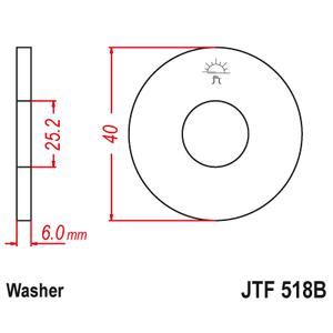 Řetězové kolečko JT