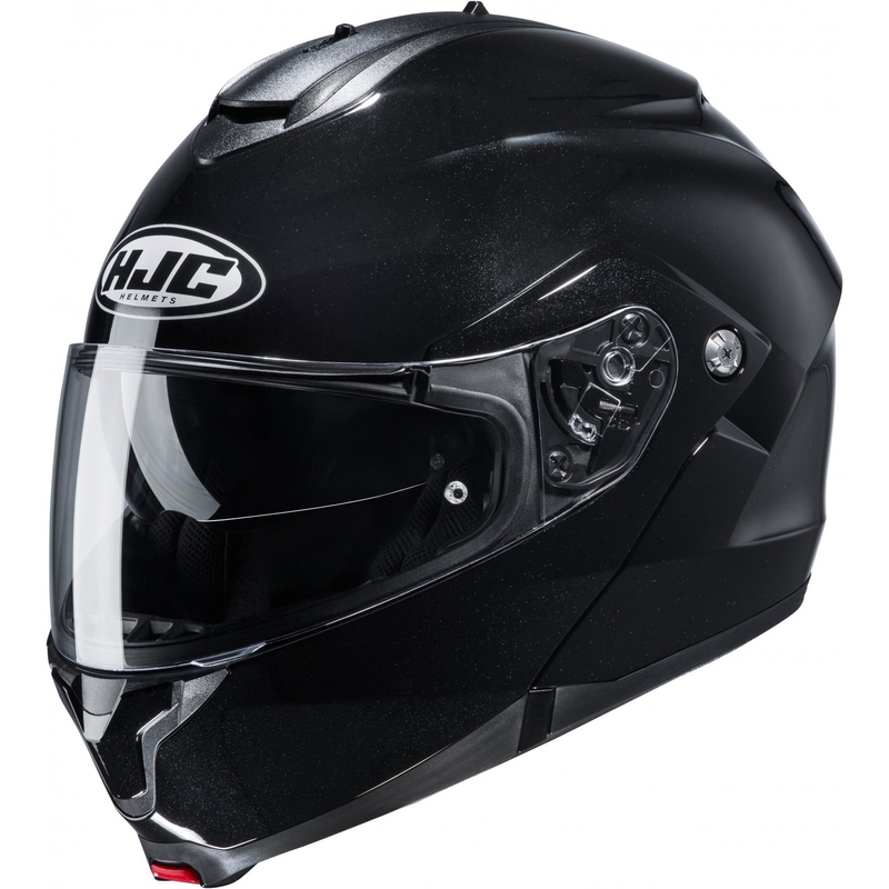 Casque moto modulable HJC C91N Solid noir métallisé